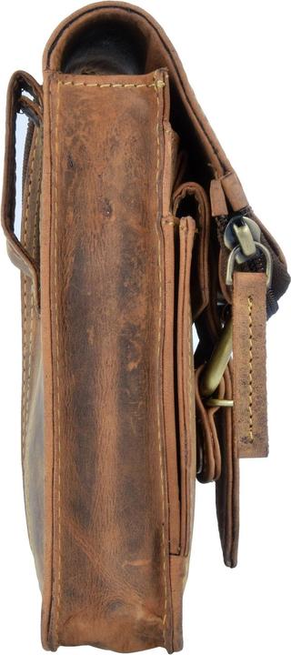 Image du produit Greenburry Sac banane vintage en cuir 10 cm