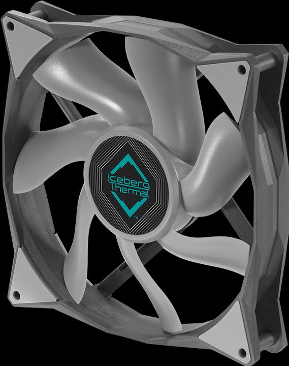 Actual product image Iceberg Thermal IceGALE Xtra computer case fan 14 cm turquoise 1 piece(s) (140 mm, 1 x)