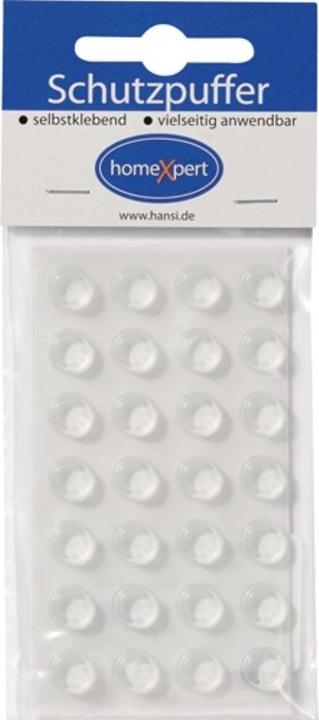Produktbild Hansi-Siebert Schutzpuffer Clear 10 mm Kunststoff transparent Koni selbstklebend (Kunststoffgleiter, 28 Stück)
