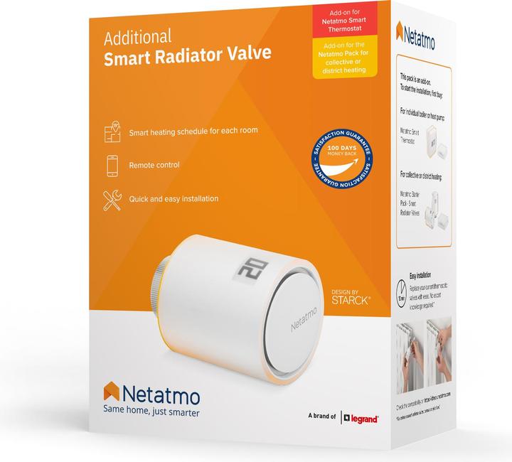 Produktbild Netatmo Zusätzliches Smartes Heizkörperthermostat