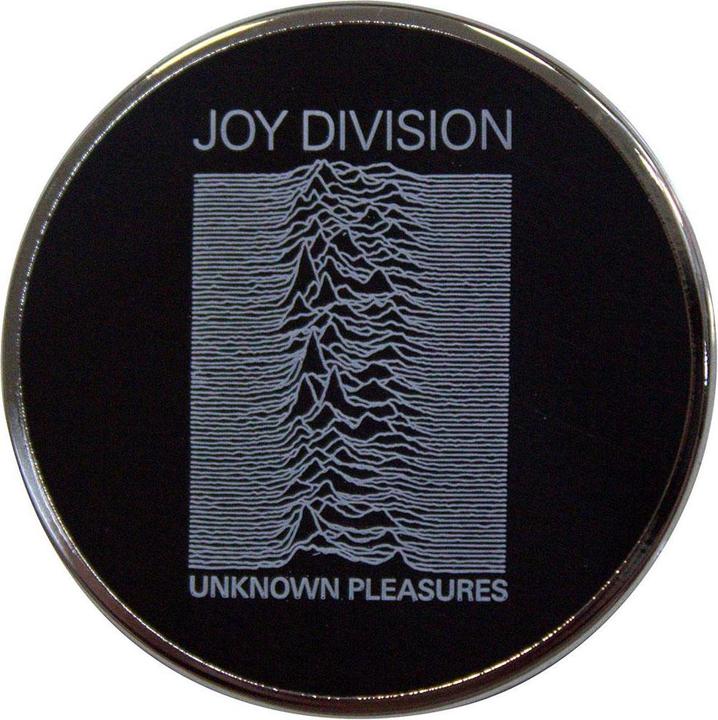 Joy Division Abzeichen Unknown Pleasures ZinkLegierung Emaille