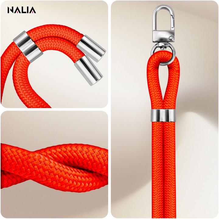 Actual product image Nalia HoldMe Lanyard Handykette – Universal Trageband für Smartphones - Verstellbar, Soft & Elastisch