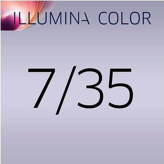 Productafbeelding Wella Illumina kleur (7/35 middenblond goud mahonie)
