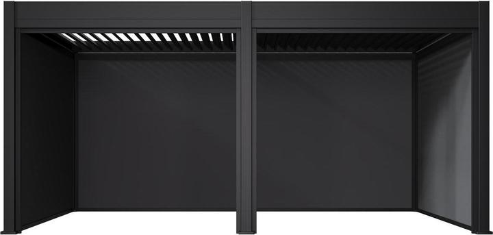 Immagine prodotto Weide Tenda parasole elettrica per salice Pergola elettrica | antracite (360 cm, 9 cm)