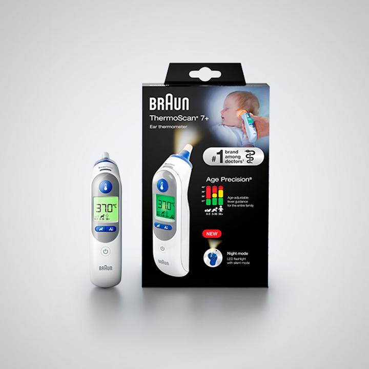 Actual product image Braun ThermoScan 7+ (Ear)