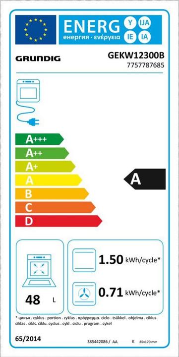 Produktbild Grundig Ofen GEKW12300B