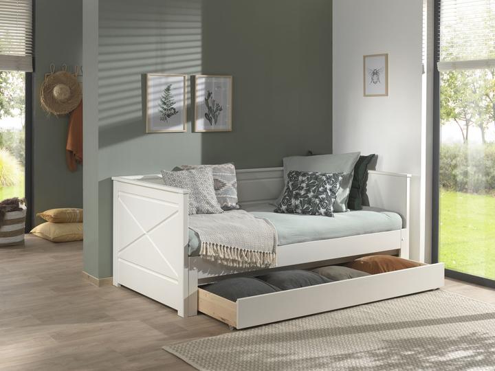 Image du produit Vipack Lit de pavillon Scott avec tiroir de rangement inclus (180 x 200 cm)