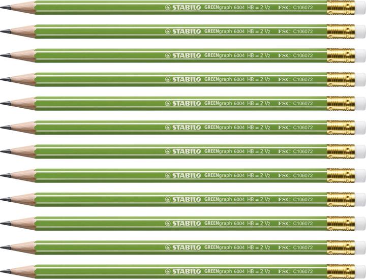 Immagine prodotto STABILO Matita GREENgraph con gomma HB (2.20 mm, HB, 1 x)