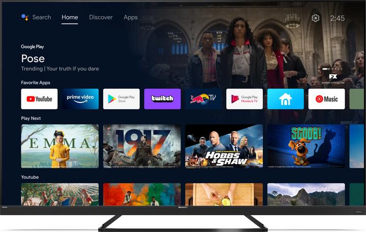 Image du produit Sharp 65EQ3EA (65", EQ3, QLED, 4K, 2022)