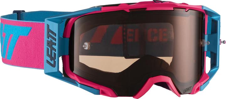 Actual product image Leatt Lunettes Velocity 6.5 Pink/Cyan fumé (Cyan Rose get., Pink, Rose)