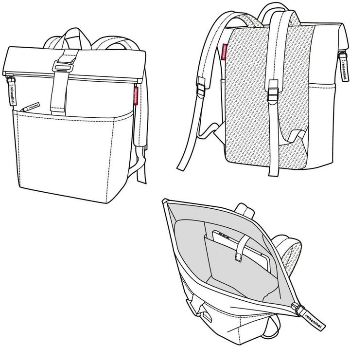 Produktbild reisenthel Freizeitrucksack Rolltop backpack Twist coffee (22 l)