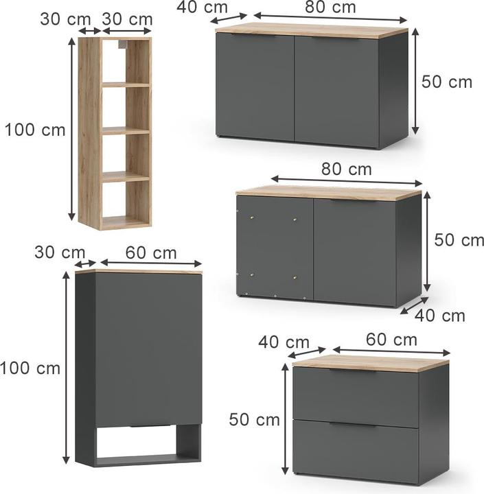 Image du produit Vicco Wido (60 x 100 x 30 cm)
