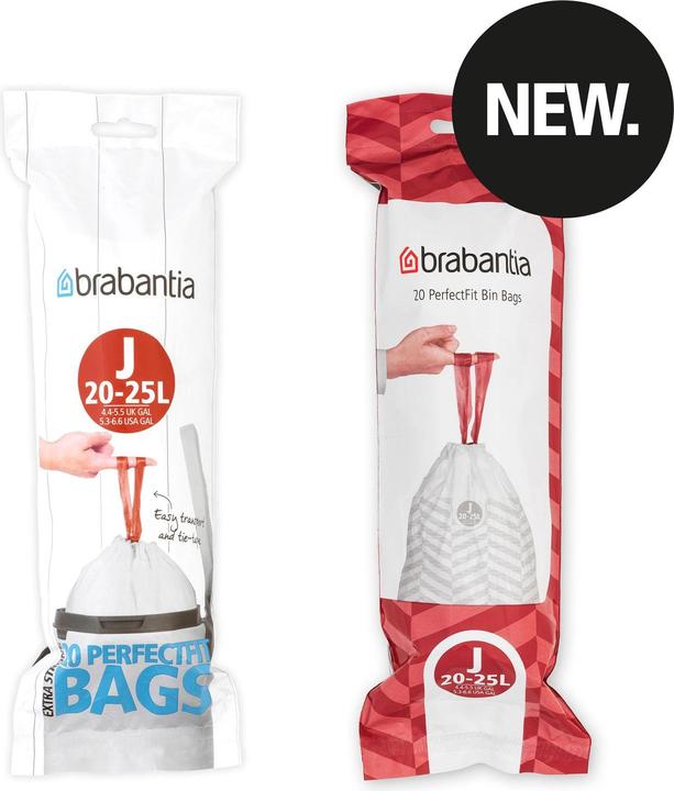 Actual product image Brabantia PerfectFit waste bag (10 x, 23 l)