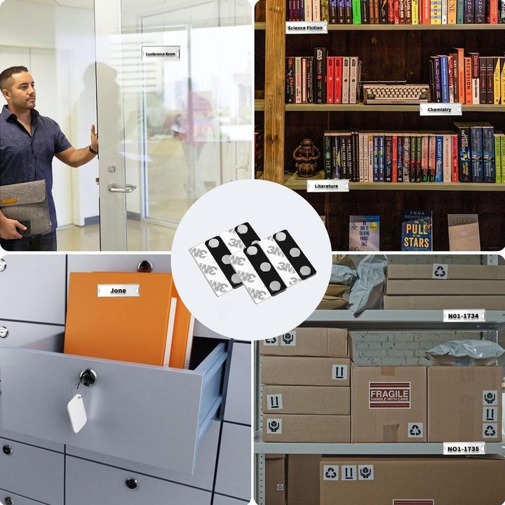 Immagine prodotto Swissdetector Magneti - Portabadge potenti e di alta qualità ( X10 ) (10 x)
