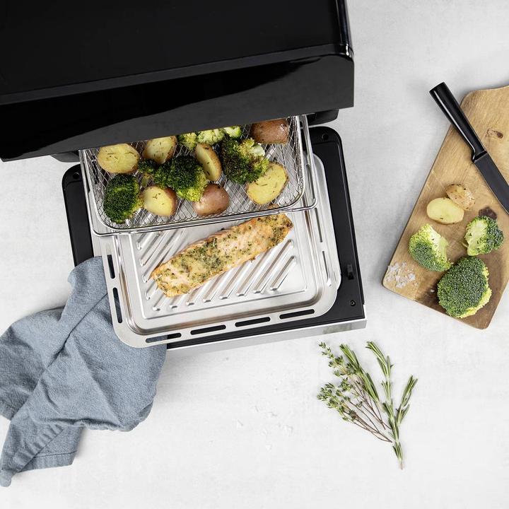 Actual product image Princess 01.182085.01.001 Hot air fryer 1550W Temperature preselection, timer function, hot air radio
