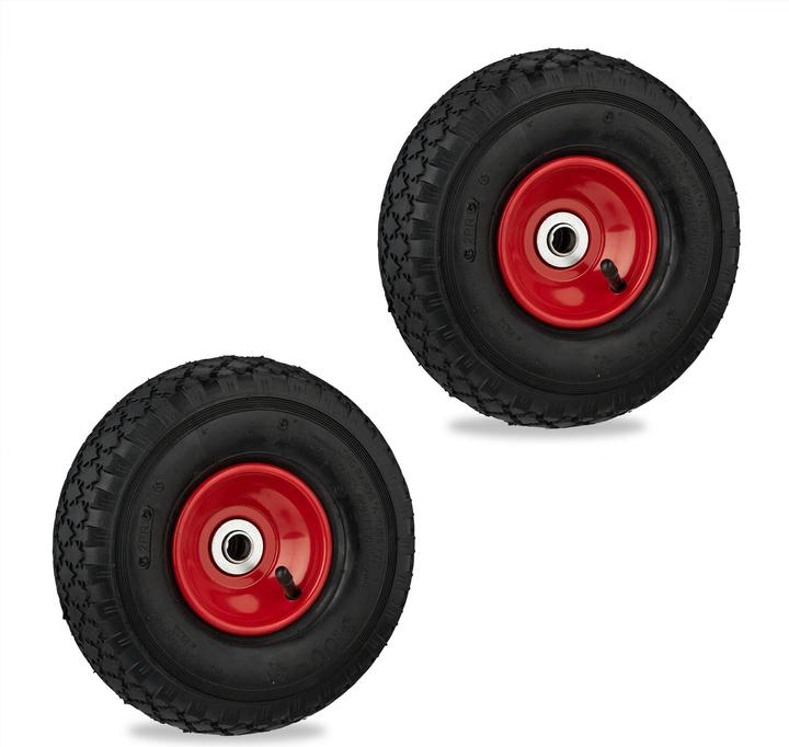 Actual product image Relaxdays 2x sack truck wheel (136 kg)
