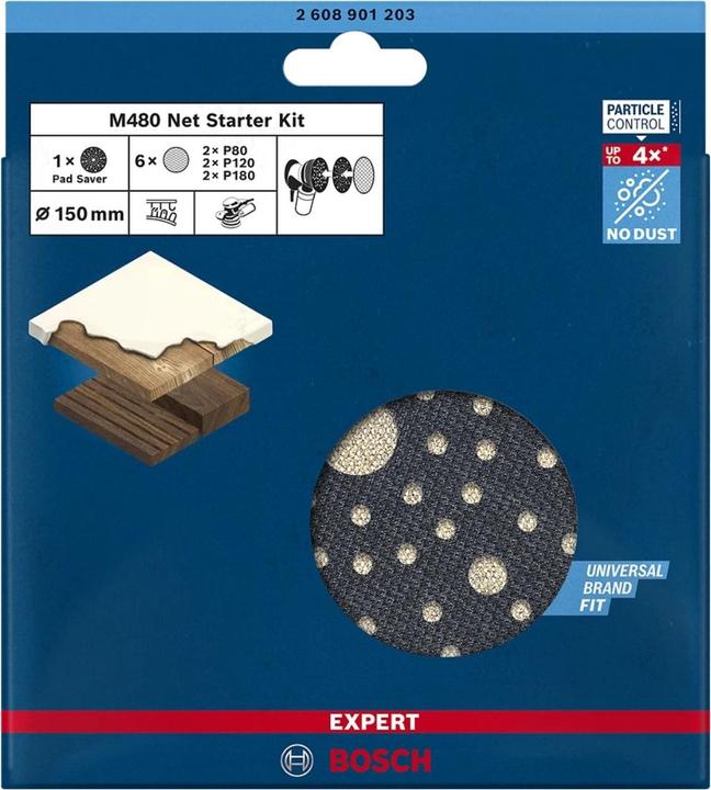 Actual product image Bosch Professional Zubehör Expert M480 starter set (80, 120, 180)