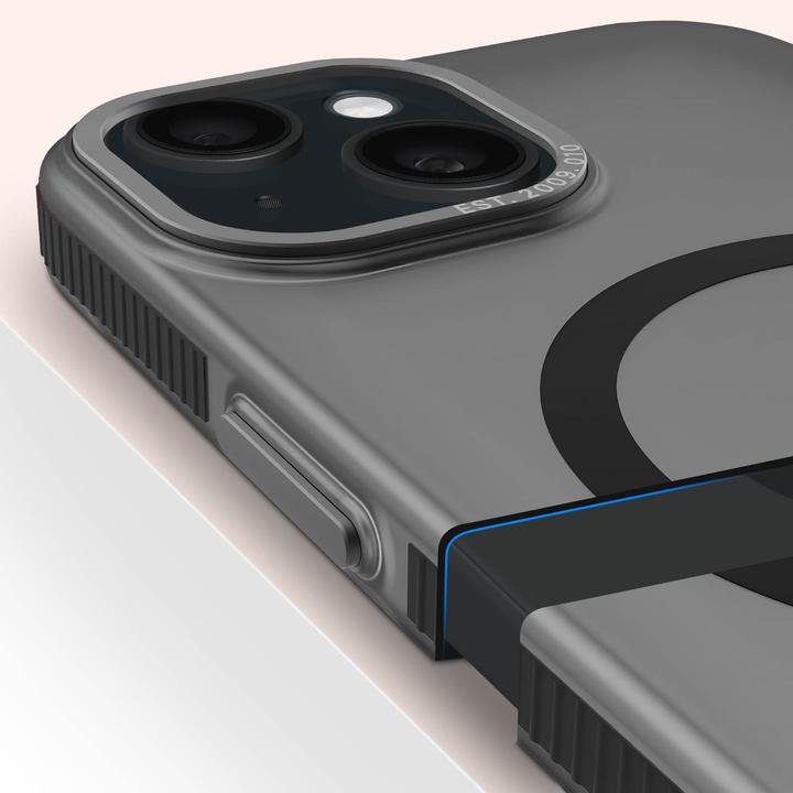 Productafbeelding Decoded Gerecycled plastic achterkant iPhone 15 Zwart (Apple iPhone 15)