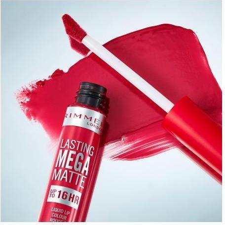 Actual product image Rimmel London Lasting Mega Matte Liquid Lip Colour (Fuchsia Flush)