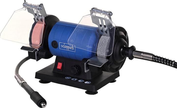 Actual product image Scheppach Double grinder with flexible shaft HG35 (Bench grinder, 120 W)