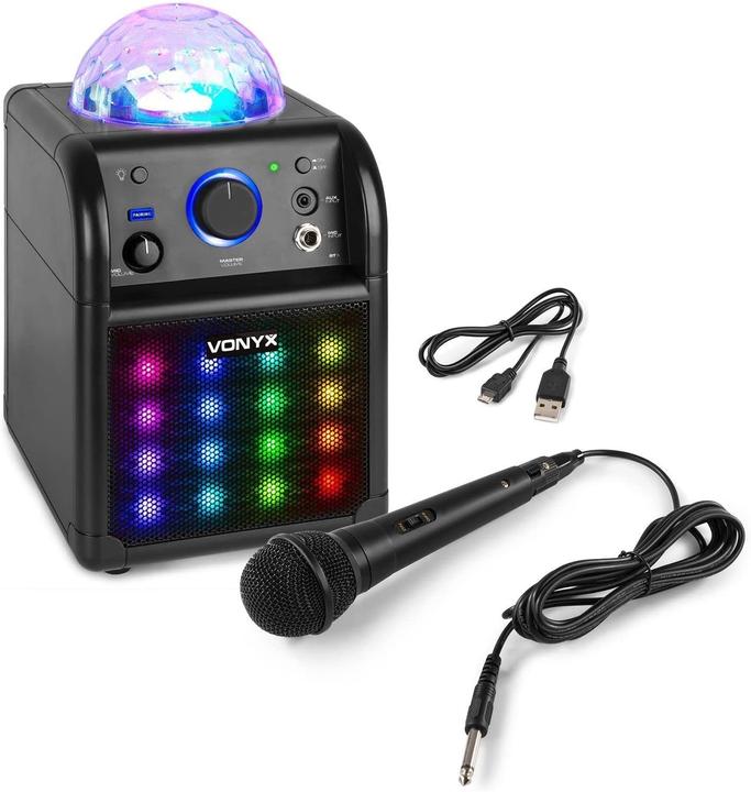 Vonyx Karaoké SBS50B-Plus (Actif, 1x 50 W)