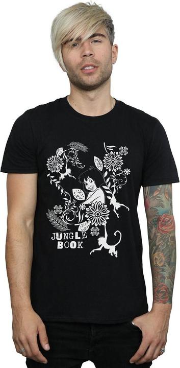 Actual product image Disney Mens The Jugle Book Mowgli Tale T-Shirt (XXL)