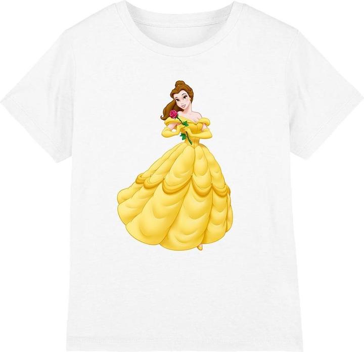 Actual product image Beauty And The Beast Childrens/Kids Belle Rose T-Shirt (128)