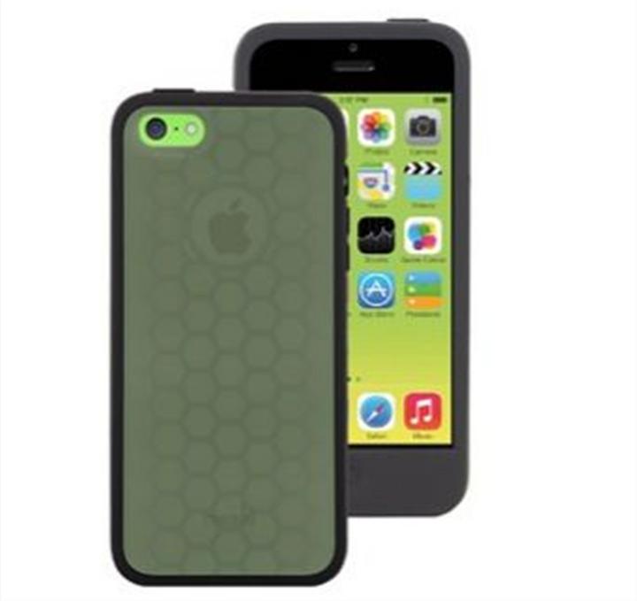 Actual product image Moshi Origo silicone case for iPhone 5C Graphite Black (Apple iPhone 5c)