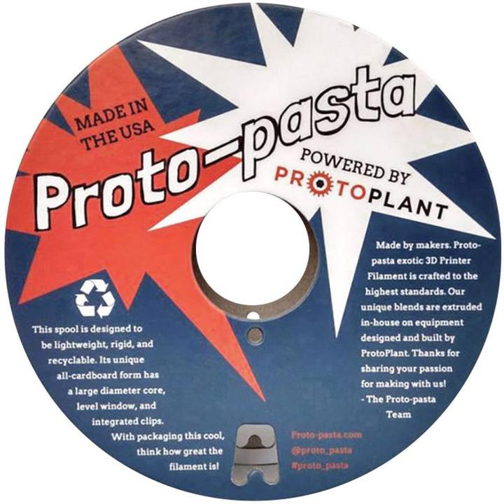 Immagine prodotto Proto-pasta Filamento PLA conduttivo (PLA, 2.85 mm, 500 g, Grigio)