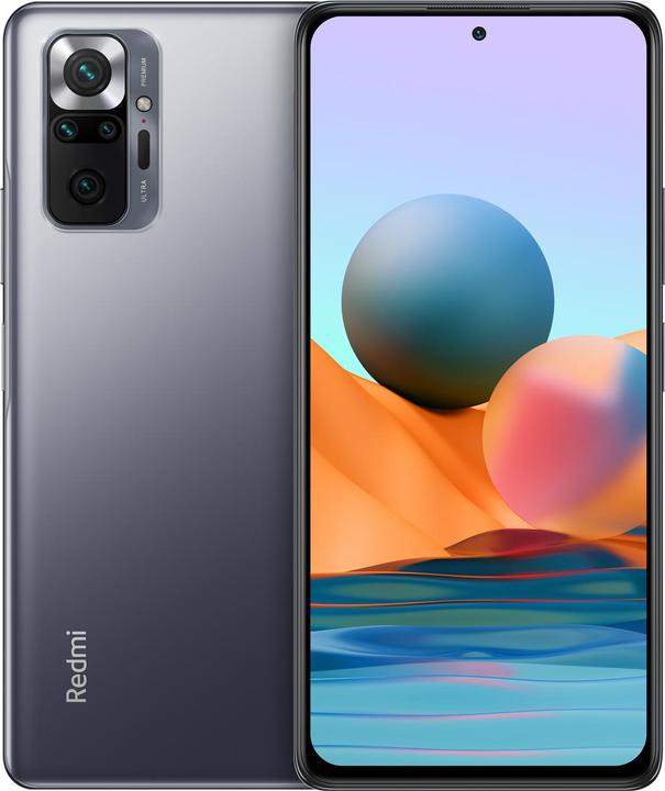 Xiaomi Redmi Note 10 Pro (128 GB, Onyx Gray, 6.67", Dual SIM, 108 Mpx, 4G)