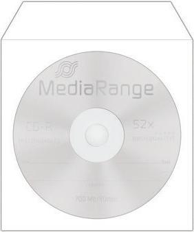 Image du produit MediaRange 100 Pochettes pour CD/DVD 1 blanc