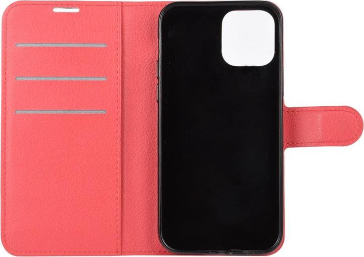 Actual product image Cover-Discount iPhone 12 mini - leather case cover red (Apple iPhone 12 mini)