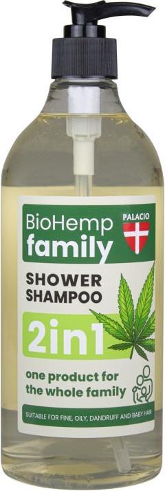 Palacio BioHemp Dusch-Shampoo fuer die ganze Familie 2in1 (750 ml)