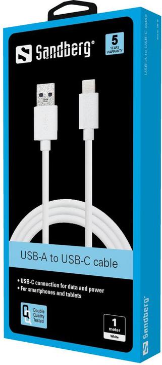 Actual product image Sandberg USB-C cable (1 m, USB 3.0)