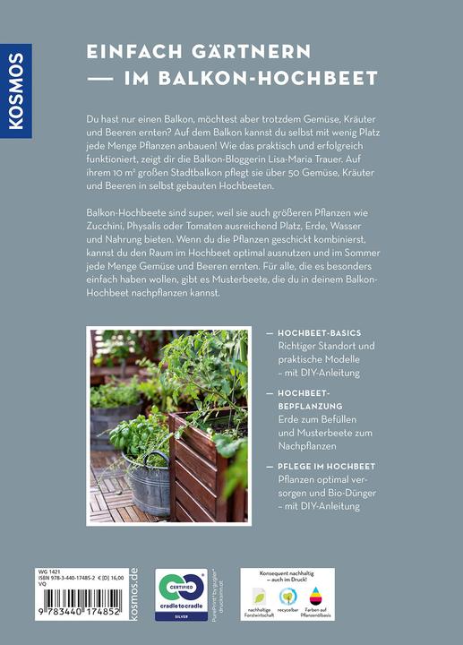 Image du produit Kosmos Mon balcon surélevé (Allemand, Lisa-Maria Deuil, 2022)