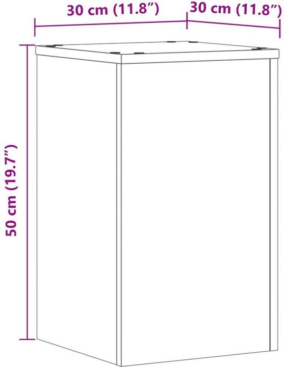 Immagine prodotto VidaXL Supporto per piante 2 pezzi. Rovere