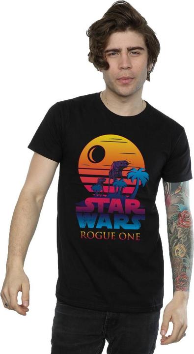 Produktbild Star Wars Rogue One Logo Sunset TShirt (XL)