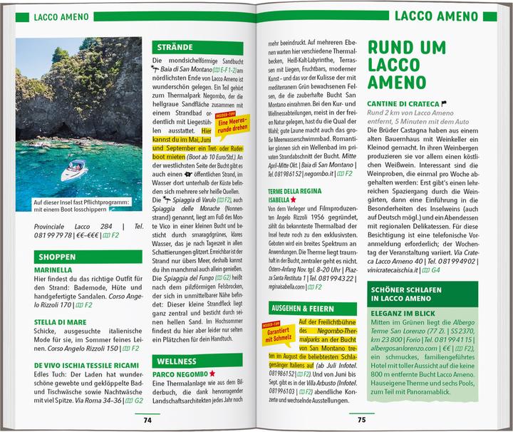 Image du produit Reiseführer Ischia (Allemand, Stefanie Sonnentag, Bettina Dürr, 2024)