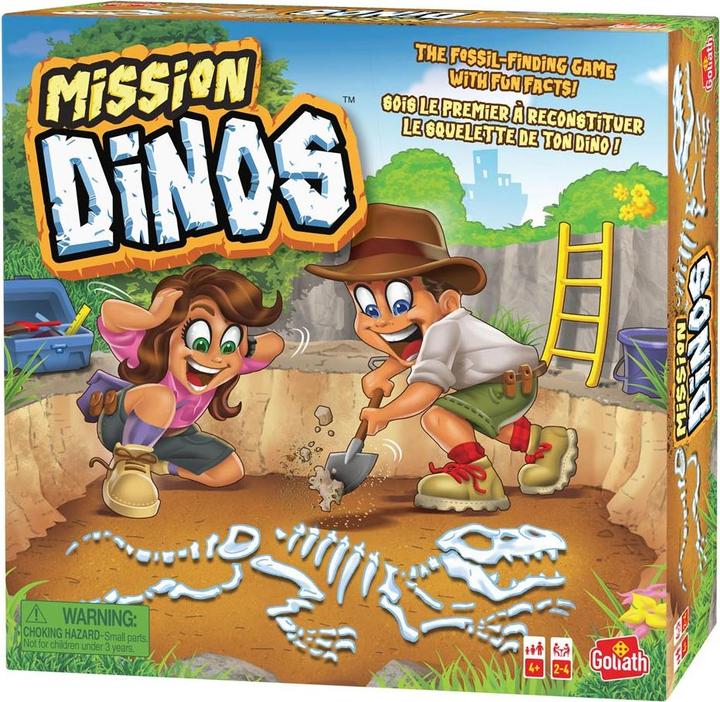 Image du produit Goliath Toys Dig em Up Dino's - Jeu de société pour enfants