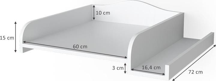 Produktbild Vicco Wickelaufsatz