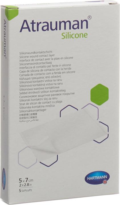 Produktbild IVF Hartmann Atrauman Silicone 5 x 7 cm Silikon 5 Ex