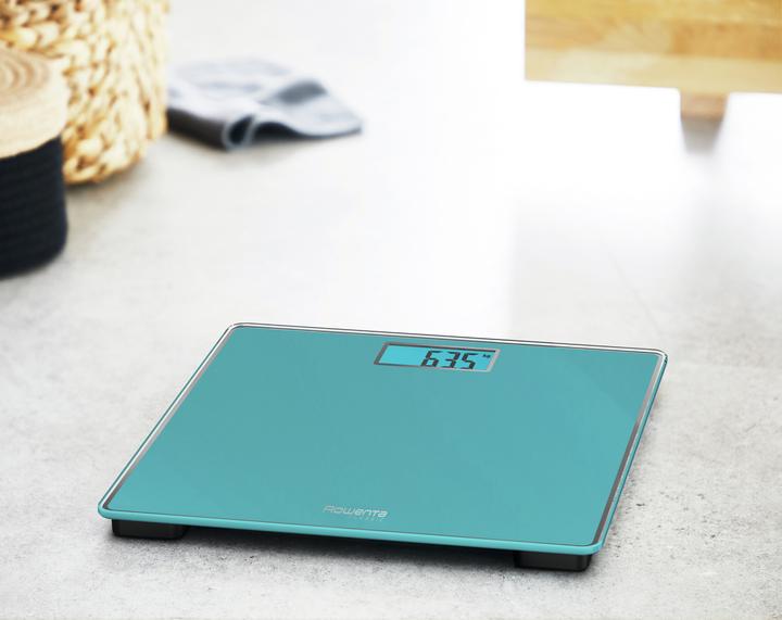 Produktbild Rowenta Classic BS1503 Square Turquoise Elektronische Personenwaage (160 kg)