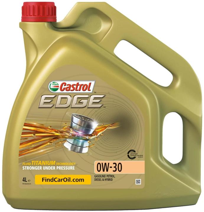 Actual product image Castrol Edge 0W-30 (4 l, SAE 30, SAE 0W)