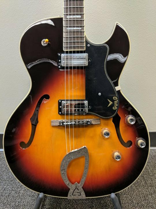 Actual product image Guild CE-100D VibTP ATB (Electric guitar, Mahogany)
