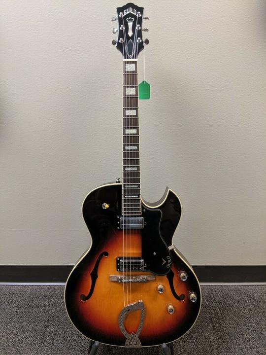 Actual product image Guild CE-100D VibTP ATB (Electric guitar, Mahogany)