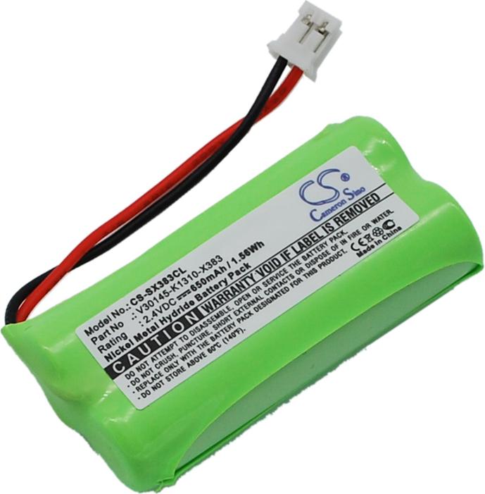 NoName Battery for Siemens V30145-K1310-X383, Gigaset A120 etc. 650mAh, 2.4V (1 pcs., Device specific)