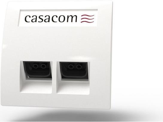Produktbild Casacom POF UP-Wanddose 2x SMI passiv (Netzwerk Zubehör)