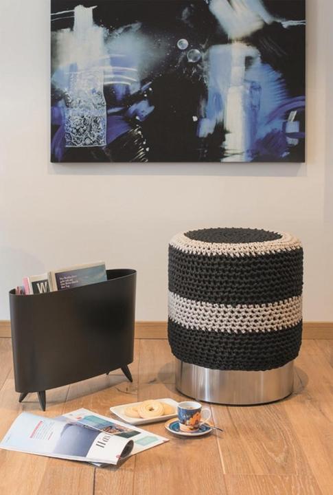 Actual product image Glorex Wool macramé bands 250 g, black (125 m)