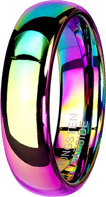 Actual product image Star Piercing Coloured ring, highly polished (60)