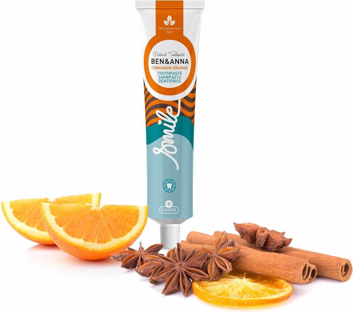 Actual product image Ben & Anna BEN&ANNA Natural Toothpaste naturalna pasta do zębów Pomarańcza z Cynamonem 75ml (75 ml)